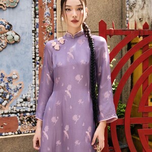 Silk Ao Dai- Áo Dài Lụa Tơ Tằm Hà Đông - Quần Lụa Tơ Tằm