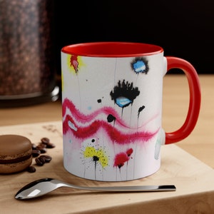 11oz Zen Ceramic Coffee Mug, Unique Tea Cup, Fine Art Mug, Artistic Drinkware, Gift for Her, Coffee Lover