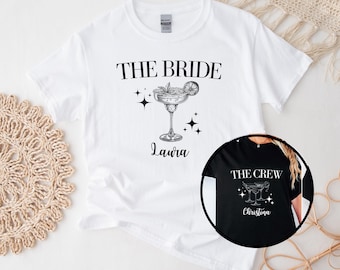 JGA T Shirt, Personalisierbar, Junggesellinnenabschied Shirts,  Team Braut Personalisiert, Braut Shirt mit Name, JGA Frauen, Gruppen T Shirt
