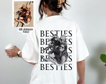 Best Friend Shirt, Bestie Shirt, Back Print Women's, with Photo, Gift Idea for Girlfriend, Friends, BFF, Best Friends Outfit, Friendship