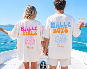 Mallorca shirts for women and men, Mallorca shirts, Mallorca girls & boys, personalized with name, Mallorca shirts, beer shirts, group shirts, T-shirts