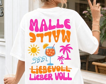 Mallorca Shirt, Backprint, Mallorca 2026, Mallorca Shirts, Mallorca T-Shirt, Personalized, Mallorca Shirts, Spritz Shirt, Palm Trees, Sun, Group Shirt