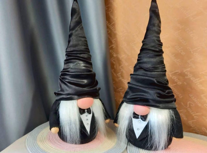 PDF Pattern Set: Bride and Groom Gnome - Adorable Pair of Little Couple ...