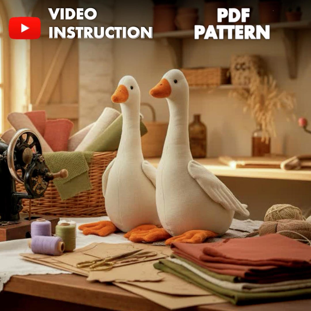 PDF Pattern – Basic Goose Body | Finished Size 33 Cm (13” - Etsy