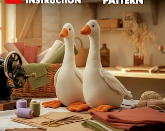 PDF Pattern – Basic Goose Body | Finished Size 33 cm (13”