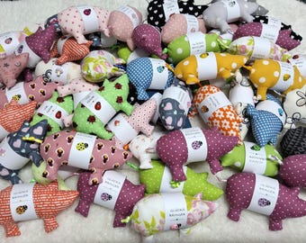 Glücksschwein Glücksbringer Schweinchen Viel Glück selbstgenäht