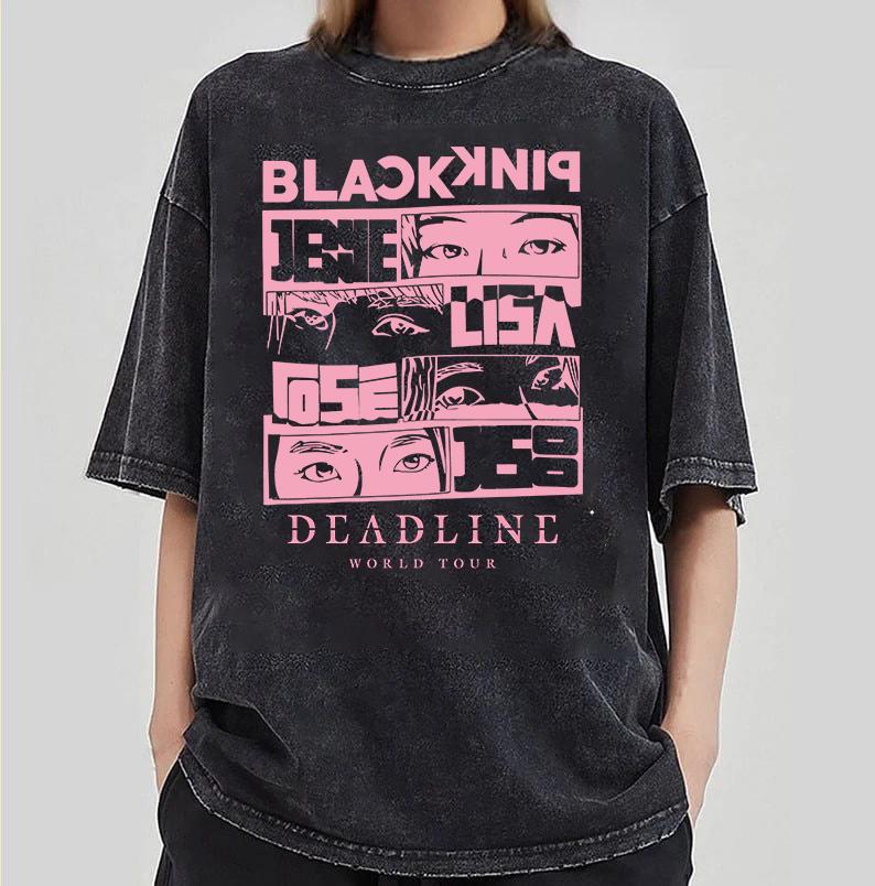 anytee LISA BLACKPINK ブラックピンクTシャツ ヴィンテージ BLACK PINK LISA ブートレグ Tシャツ L ブラックピンク - メルカリ
