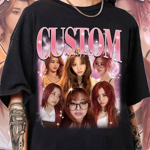 Comfort Colors® PERSONNALISEZ VOTRE propre idée de chemise Kpop ici, t-shirt personnalisé Kpop Bootleg des années 90 pour elle, insérez votre conception, chemise personnalisée, PSDD14.C