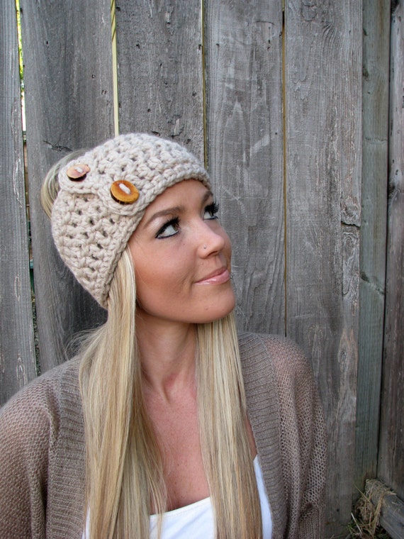 Lamb's Wool Linen Wrap Headband Hair Accessory Band Etsy