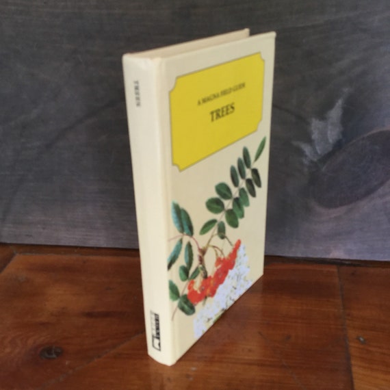 Vintage Illustrated Field Guide A Magna Field Guide Trees By Jaromir Pokorny 1973 Color Tree Illustrations - 