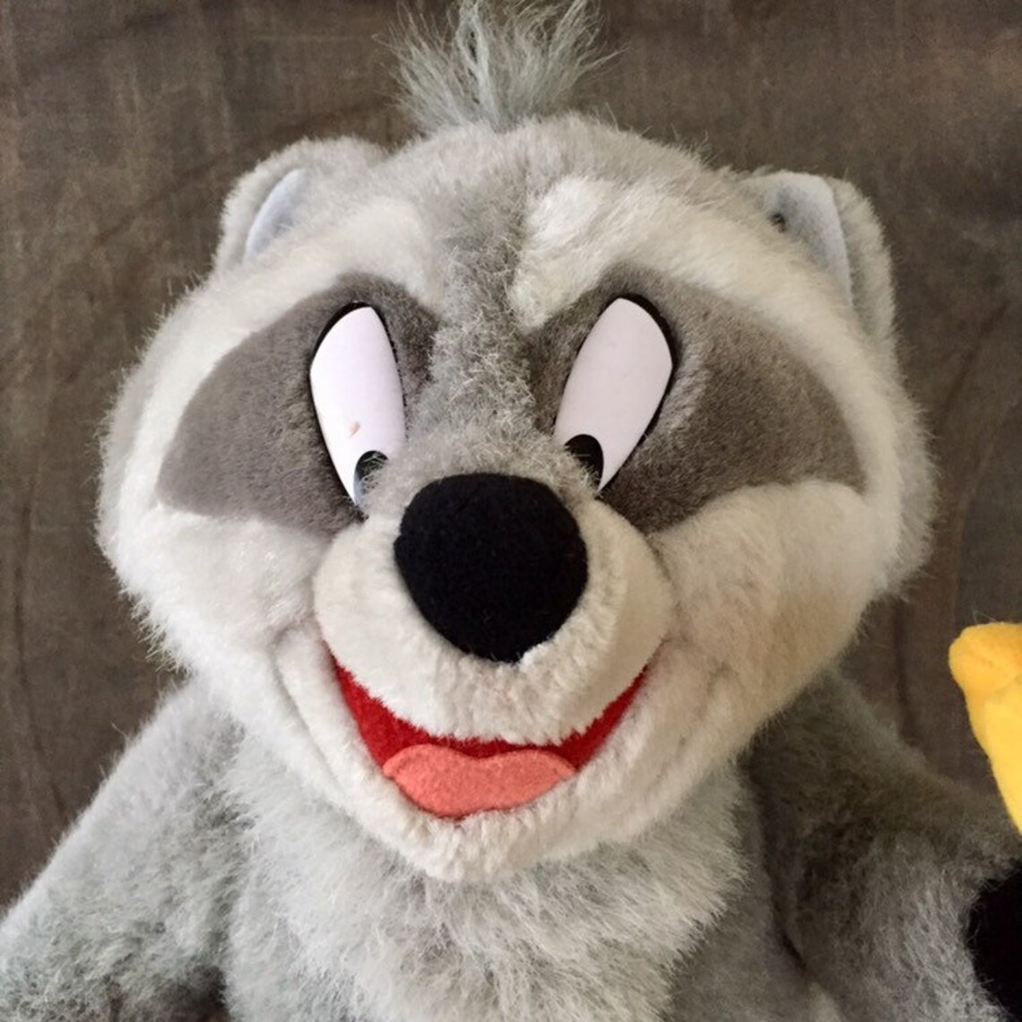 Vintage Disney Meeko Plush 14 Pocahontas Raccoon Plush | Etsy