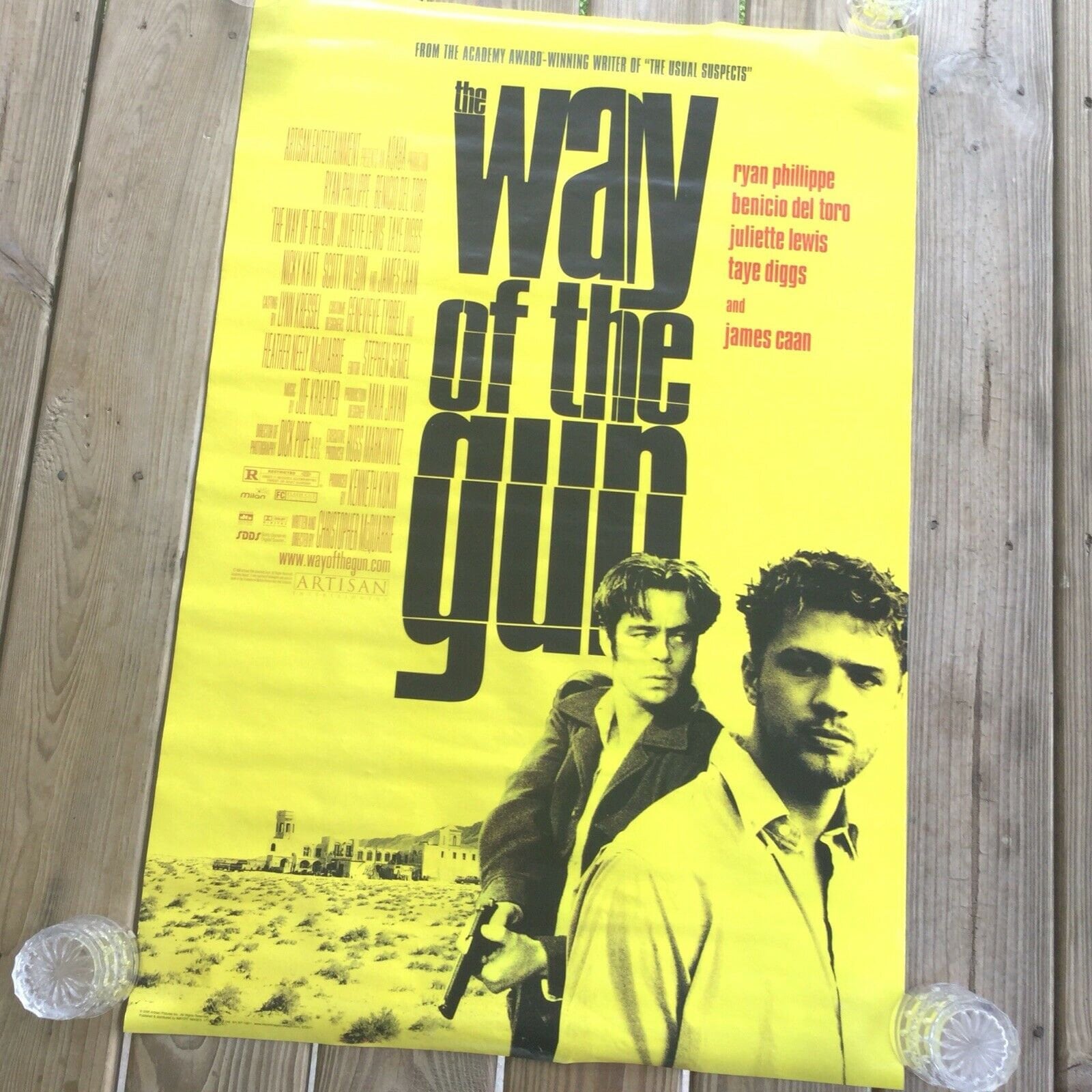 Vintage Movie Poster The Way Of The Gun Benicio Del Torro Ryan Etsy
