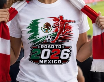México 2026 PNG, Gráfico de Futebol, Design para Fã de Futebol
