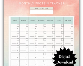 high protein meal tracker