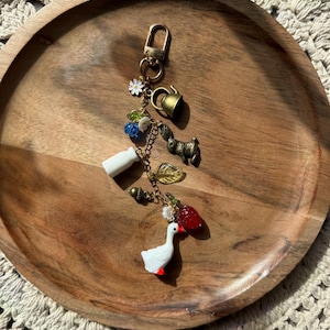 Cottagecore-bedelketting | E-Reader, Kindle, tasaccessoire | Tiktok boekenachtig cadeau