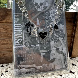 Dark Romance Kindle Charm Chain | Kindle Accessory | Reader Gift | BookTok Gift | Handmade E-Reader Charm | Book Lover Accessory