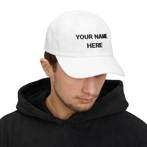 Personalized Classic Dad Cap - Custom Name Baseball Hat, Gift for Dad, Adjustable Cap, Casual Summer Accessories, Unique Father&#39;s Day Gift