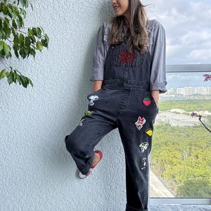 Upcycled Denim Patchwork Overalls: Sustainable One-of-a-Kind Fashion