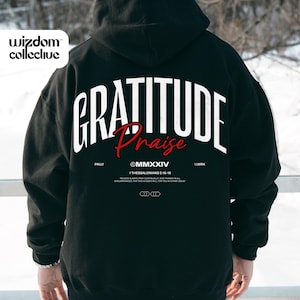 Christian men&#39;s png Design - Gratitude & Praise Shirt PNG, Faithful Man PNG, Retro Religious PNG, Man of God Digital Download