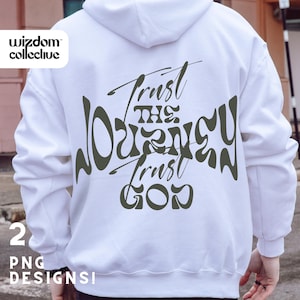 Christian Men&#39;s Trust God PNG – Faith-Based Shirt Design, Man of God Sublimation, Religious Gift, Pastor Digital Download, DTF Print