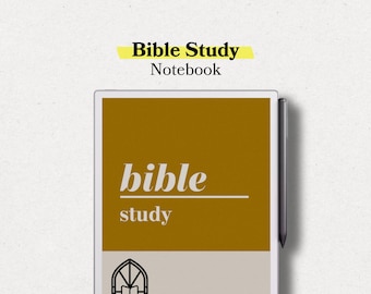 Bijbelstudienotities 2026: digitaal notitieboek (voor ReMarkable, iPad, Kindle Scribe)