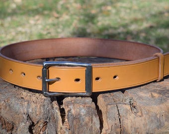 1.5" Leather Mens Belt