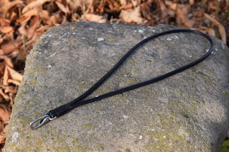 Rounded Leather Lanyard image 1