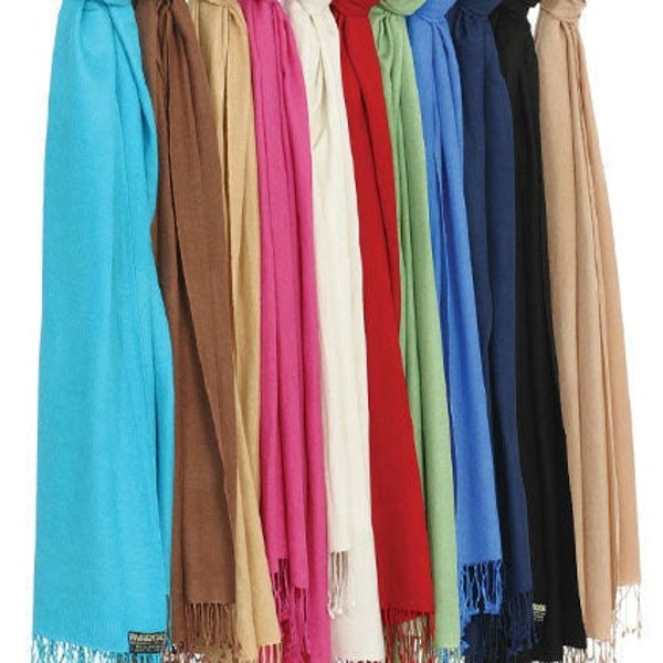 Cashmere Pashmina Silk Wrap/Shawl. The Ultimate Wrap. Genuine Cashmere and Silk Wrap  28"W X 86"L