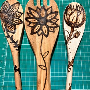 Wood-Burned Spoons