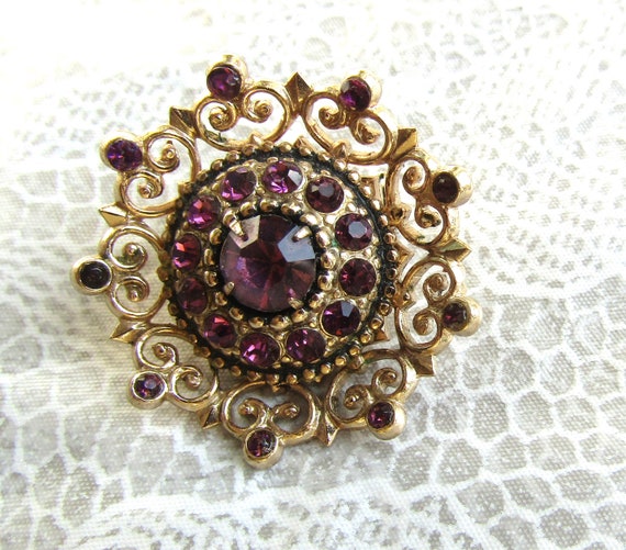 Vintage signed coro purple - Gem