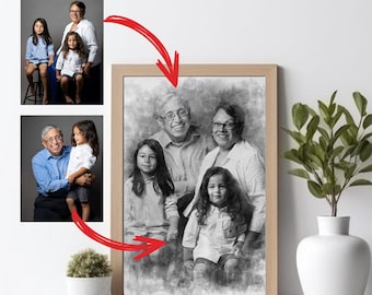 Retrato conmemorativo: añadir a la foto el recuerdo de un ser querido fallecido (descarga digital)