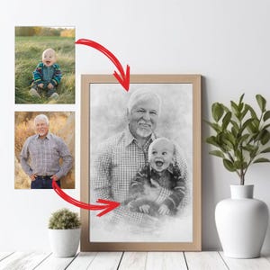 Memorial Family Portrait: Add Deceased Loved One to Photo (Digital Download)
