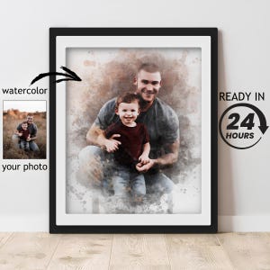 Cartoon Portrait, Personalized Gift For Dad, Family Portrait, Birthday Gift For Grandpa, Custom Illustration, Father’s Day Gift