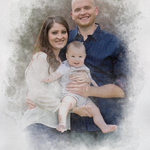 Custom Memorial Portrait: Add Deceased Loved One to Photo (Digital Download)