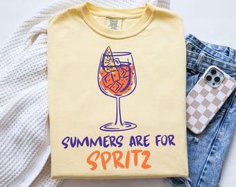 Spritz Shirt for Summer Italy vacation tee Euro summer Gift for her Italian shirt Dolce Vita Aperitivo T-Shirt Aperol Lover Graphic Tee