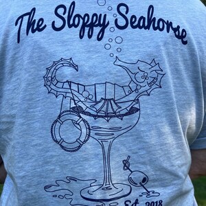 Sloppy Seahorse Coup Glass T-Shirt