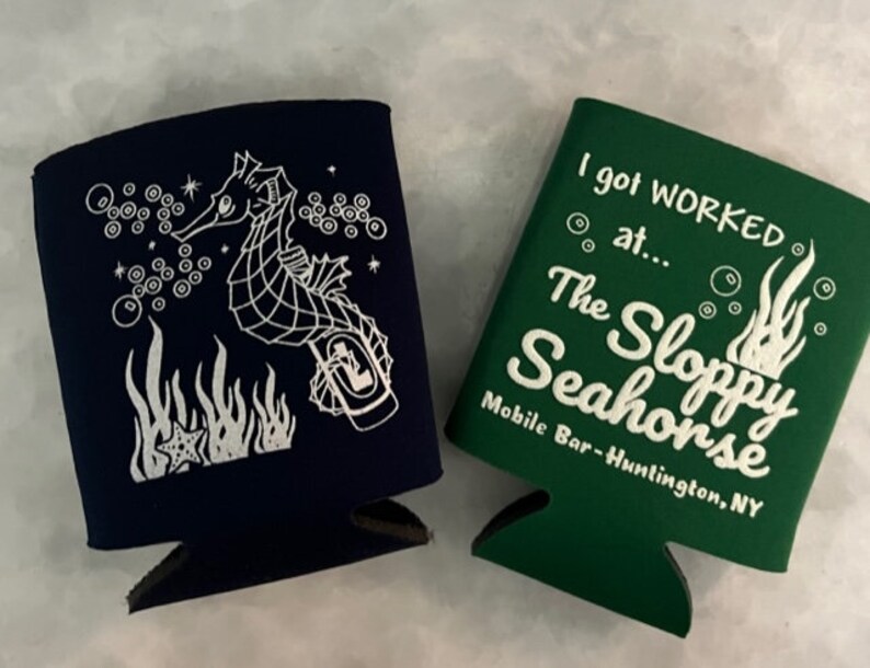 sloppy-seahorse-can-cooler-standard-size-etsy