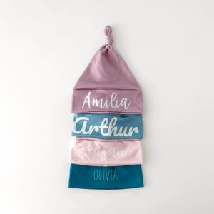 Personalizowany kocyk do otulania dziecka | Rekwizyt do zdjęć noworodka | Niestandardowe imię do owijania w szpitalu | Miękki poliester spandex | Prezent na baby shower