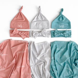 Manta de bebé personalizada / Manta de bebé recién nacido con nombre / Regalo personalizado para bebé / Manta de hospital personalizada para fotos