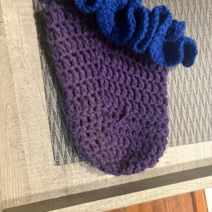 Handmade Ruffle Crochet Socks