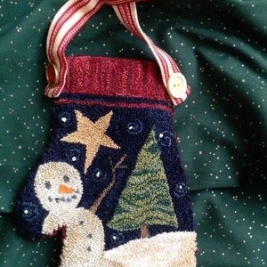 Mitts-Tique Night Digital Punch Needle Pattern