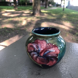 Moorcroft Plum Vase - Etsy Canada