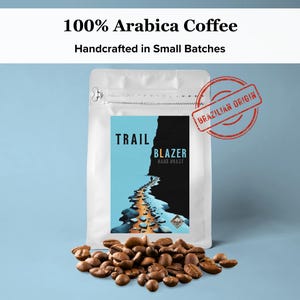 Coffee Lovers Gift 100% Arabica Coffee Beans | Ground Coffee - 250g Brazilian Freshly Roasted Coffee - Medium Dark Roast Coffee Gift Box