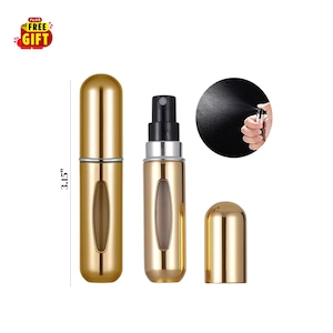 MR Mini Refillable Perfume Atomiser (5ml) – Portable, Leak-Proof Travel Spray Bottles for Perfume and Essentials - 3328