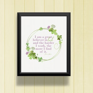 Farmhouse Instant Download Printable St. Patrick&#39;s Day, March, Spring Wall Art