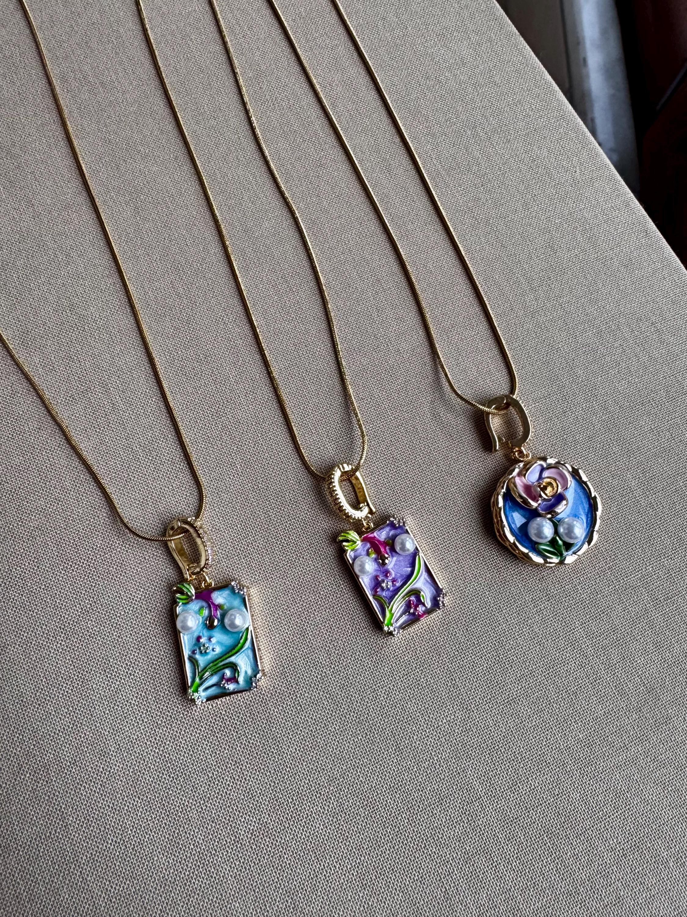 ヴィンテージアートネックレス - Etsy 日本