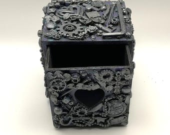 Steampunk Mini Heart Drawer