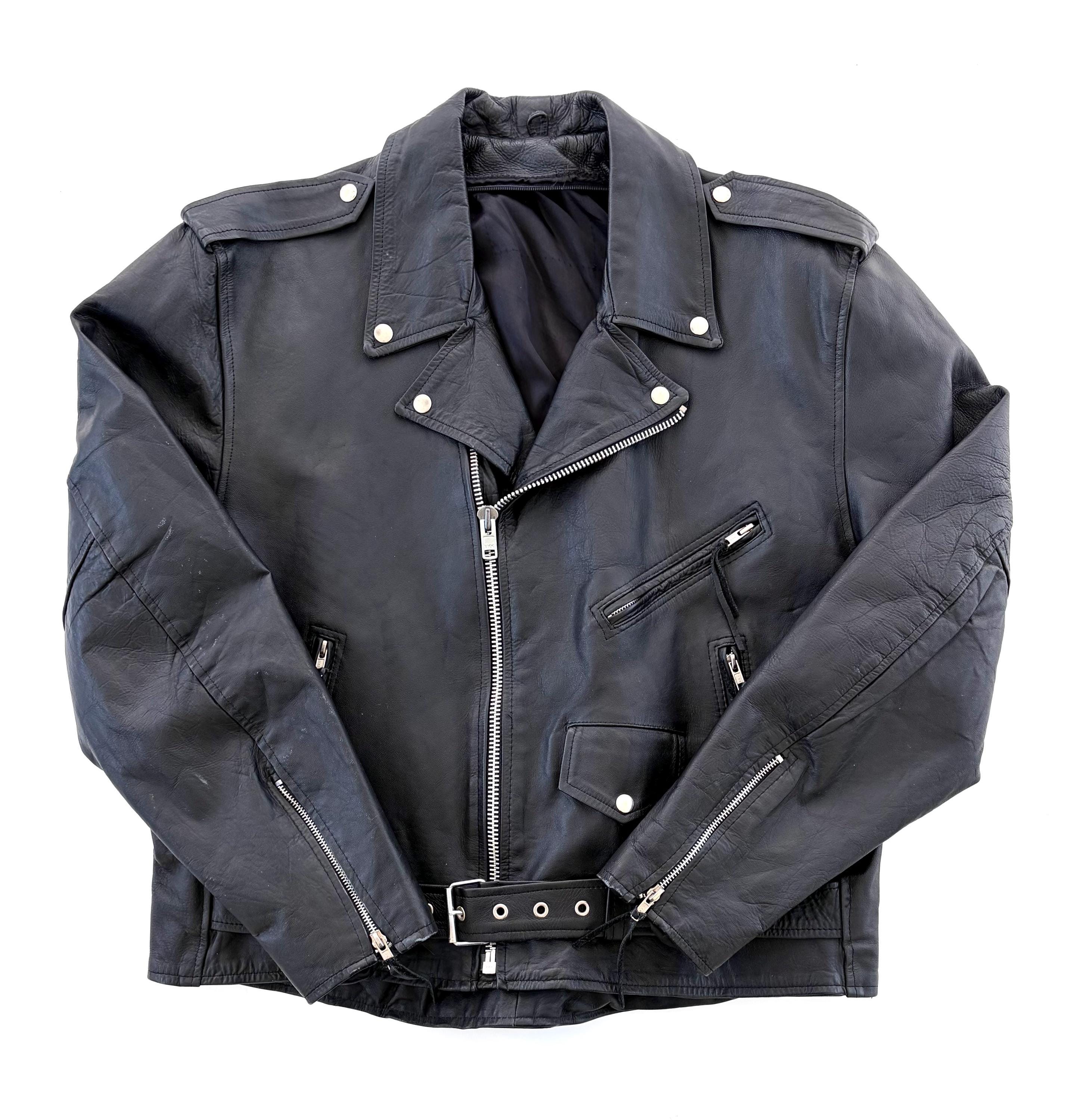 1950s Leather Jacket - Etsy Canada