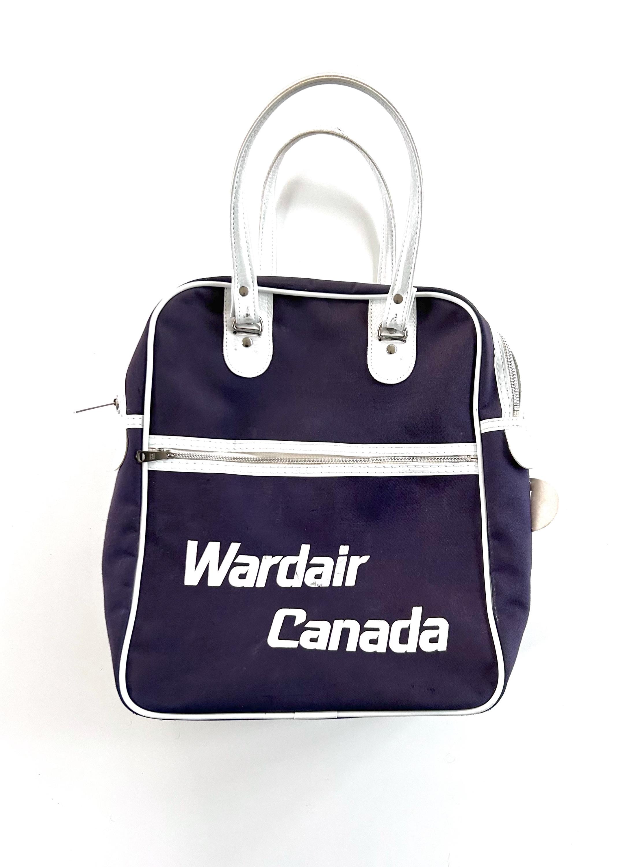 1960s airline flight bags | Original 1960s Vintage Blue and