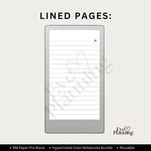 Remarkable notes template set with hyperlinked navigation and minimalist design for students and professionals